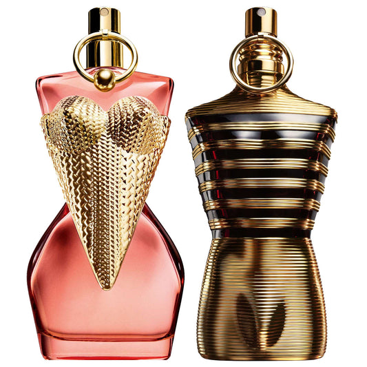 Jean Paul Gaultier  His & Her Duo Gaultier Divine Couture Eau de Parfum & Le Male Elixir Parfum