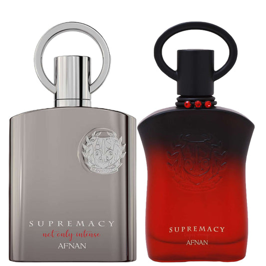 Afnan  His & Her Duo Supremacy Not Only & Supremacy Tapis Rouge
