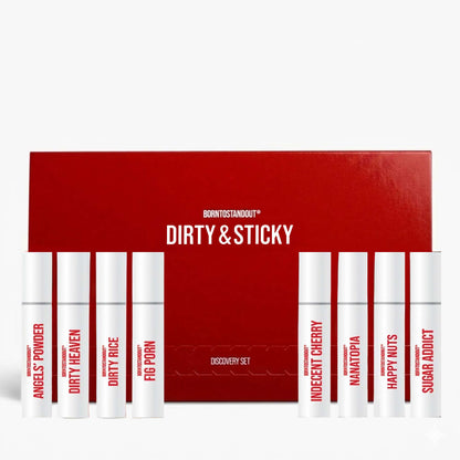 BORNTOSTANDOUT Dirty & Sticky Discovery Set 2ml x 8