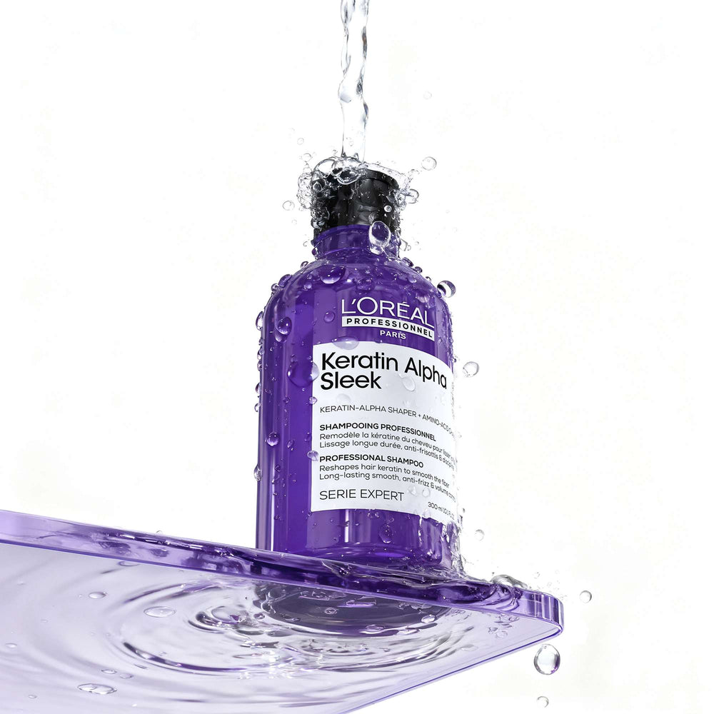 L'Oréal Professionnel Keratin Alpha Sleek Anti Frizz & Smoothing Shampoo 300ml - Additional 4