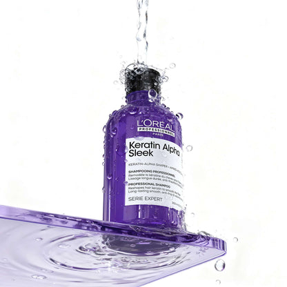 L'Oréal Professionnel Keratin Alpha Sleek Anti Frizz & Smoothing Shampoo 300ml - Additional 4