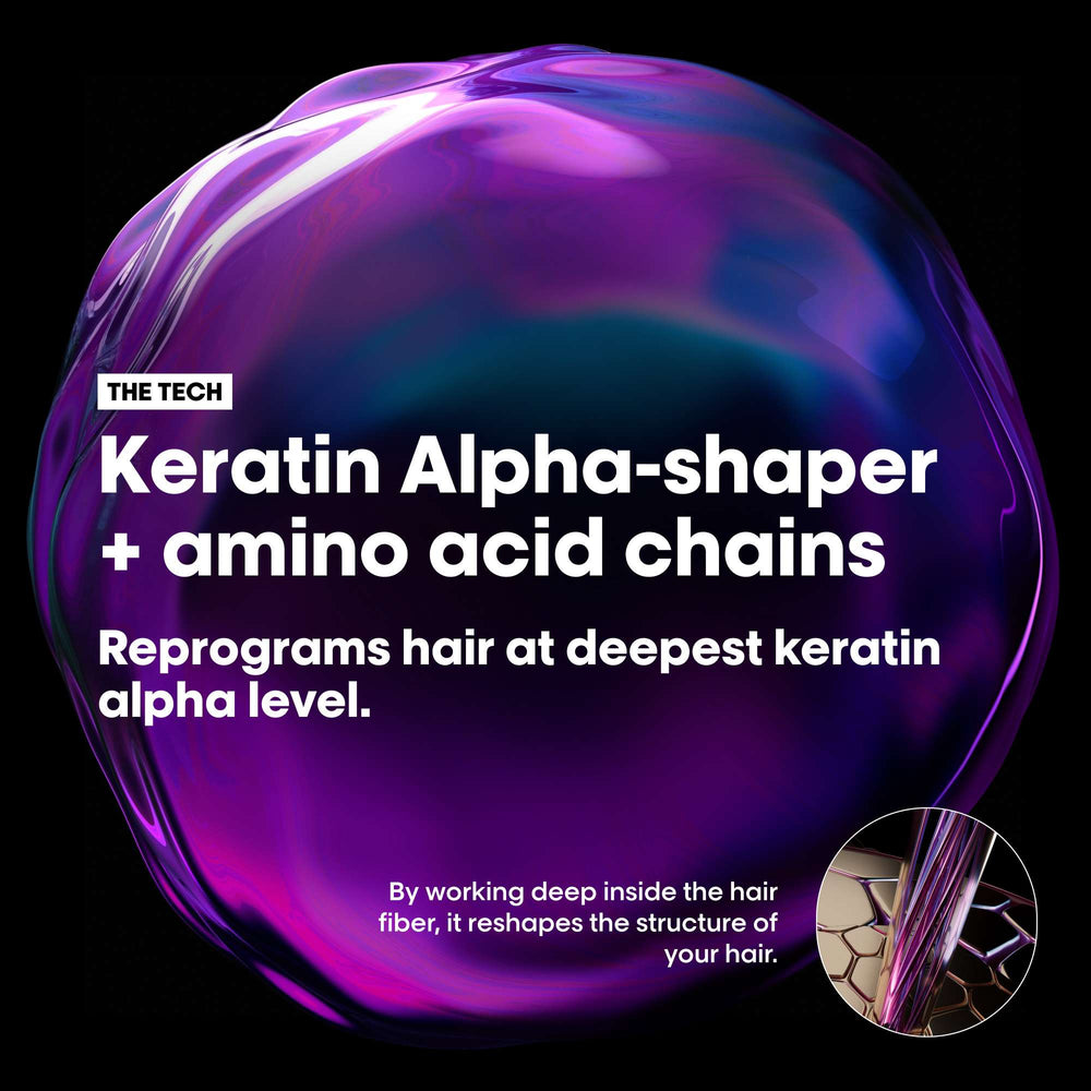 L'Oréal Professionnel Keratin Alpha Sleek Anti Frizz & Smoothing Hair Mask 250ml - Additional 2