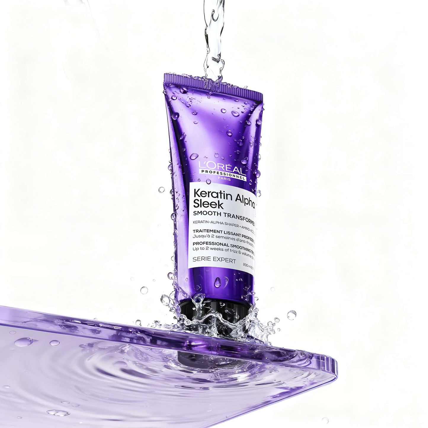 L'Oréal Professionnel Keratin Alpha Sleek Anti Frizz & Smoothing Treatment 200ml - Additional 4