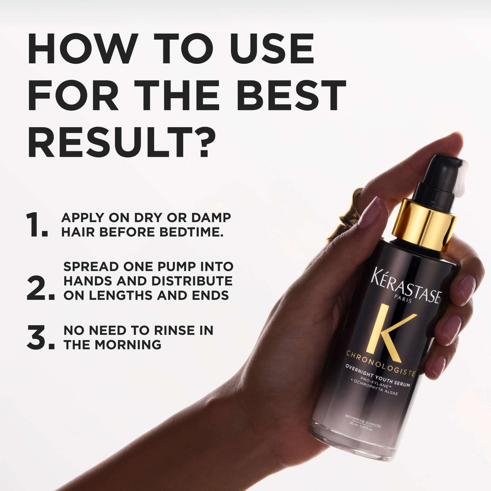 Kérastase Chronologiste Restorative Overnight Hair Serum 90ml - Additional 7