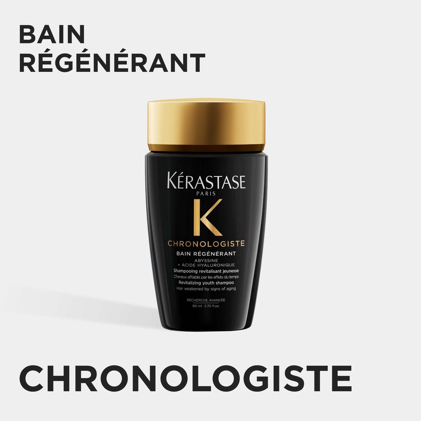 Kérastase Chronologiste Bain Régenerant Youth Revitalising Shampoo 80ml - Additional 1