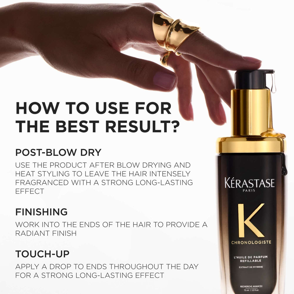 Kérastase Chronologiste L'Huile de Parfum Refillable Hair Oil 75ml - Additional 6