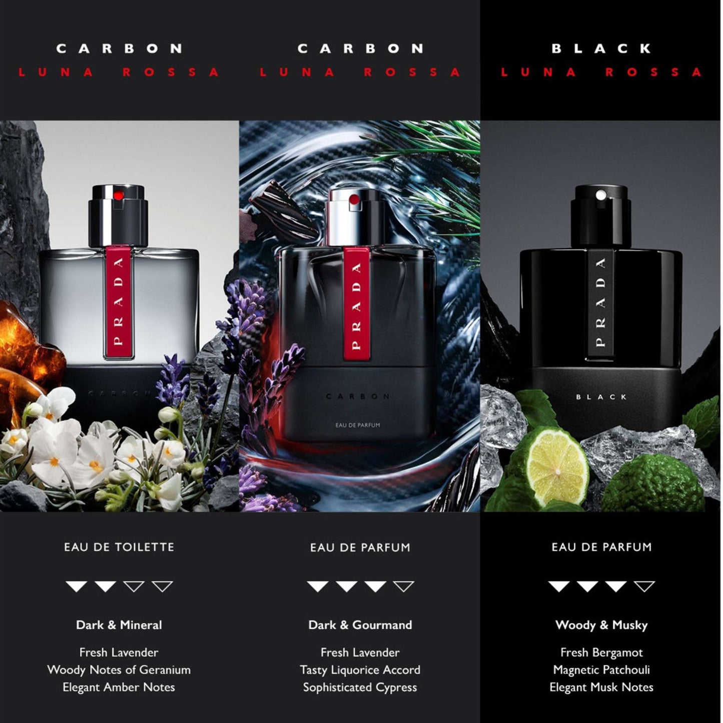 Prada Luna Rossa Carbon Eau de Parfum Refill 150ml Intense - Additional 6