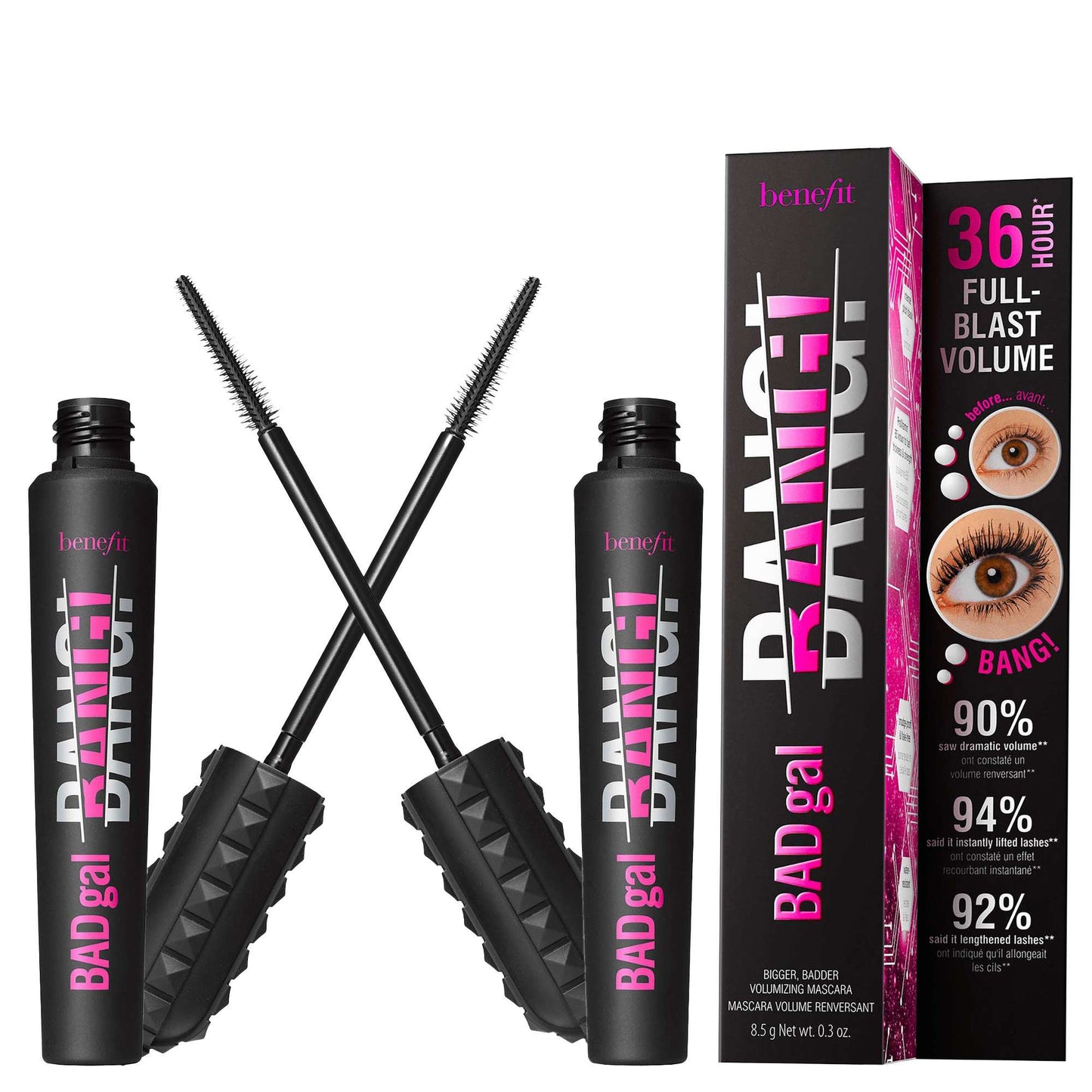 benefit Bundles BADgal Bang! Volumizing Mascara Duo Pitch Black - Additional 1