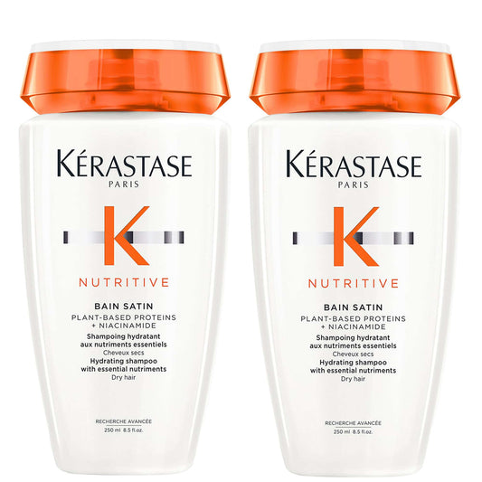 Kérastase Nutritive Bain Satin Hydrating Shampoo for Dry Hair 250ml Duo