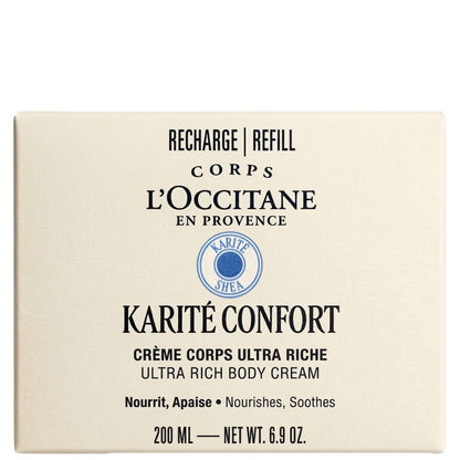 L'OCCITANE Karite Confort Ultra Rich Body Cream Refill 200ml - Additional 1