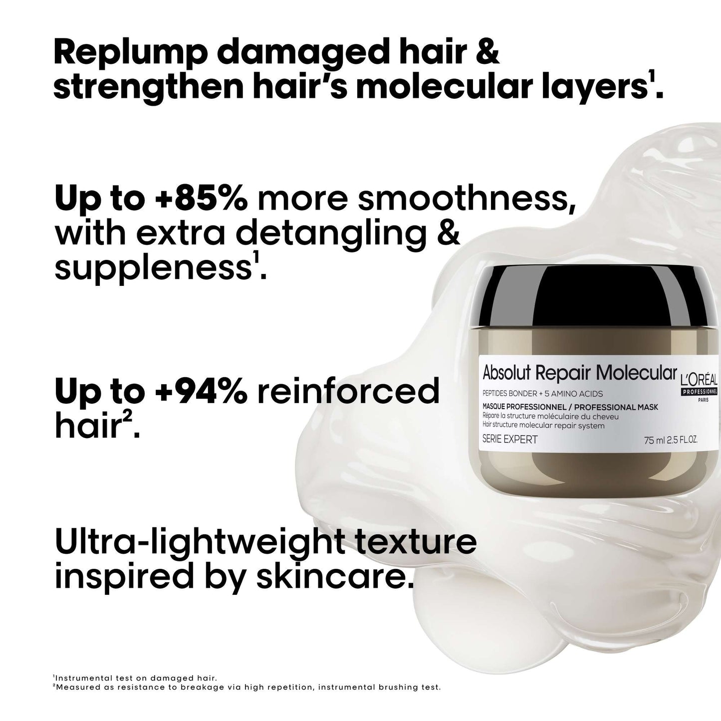 L'Oréal Professionnel Absolut Repair Molecular  Hair Mask 75ml - Additional 1