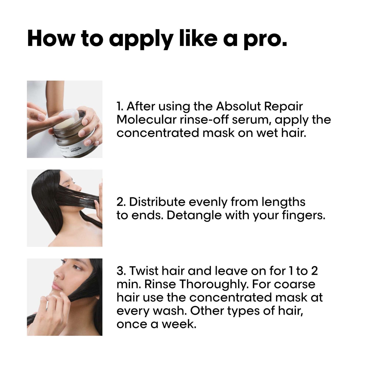 L'Oréal Professionnel Absolut Repair Molecular  Hair Mask 75ml - Additional 5