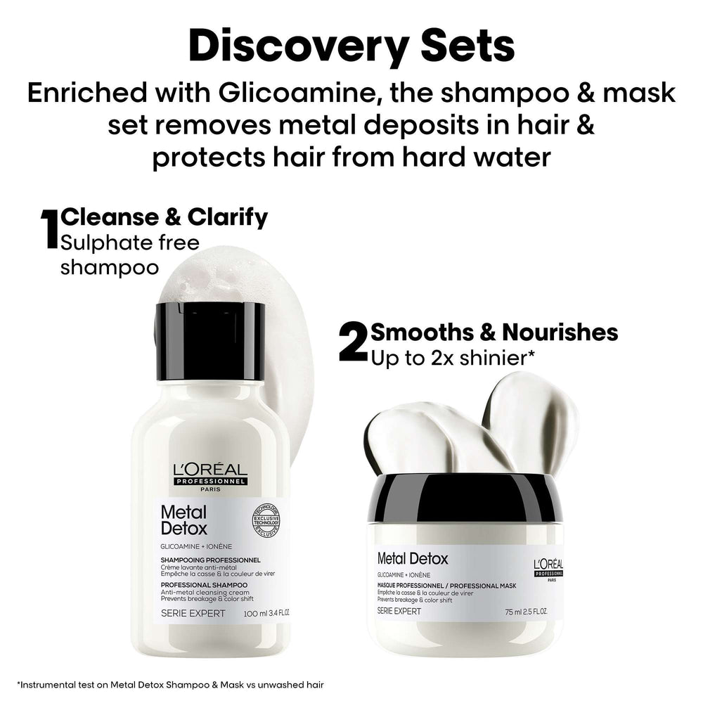 L'Oréal Professionnel Metal Detox Shampoo & Hair Mask Mini Gift Set - Additional 1