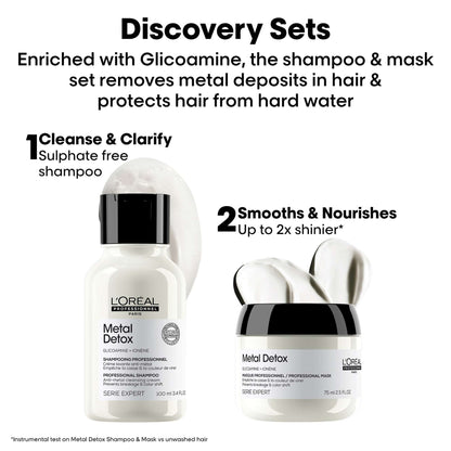 L'Oréal Professionnel Metal Detox Shampoo & Hair Mask Mini Gift Set - Additional 1