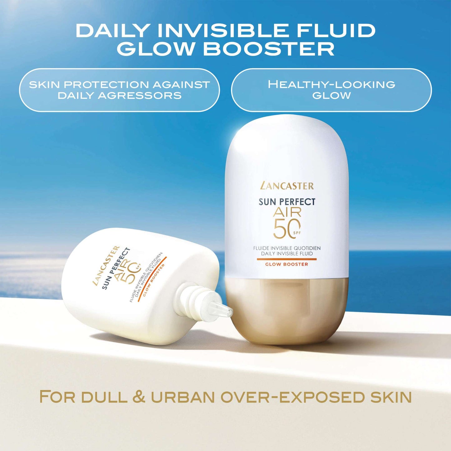 Lancaster Sun Perfect AIR Daily Invisible Fluid SPF50 Glow Booster 40ml - Additional 1