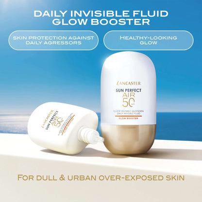 Lancaster Sun Perfect AIR Daily Invisible Fluid SPF50 Glow Booster 40ml - Additional 1