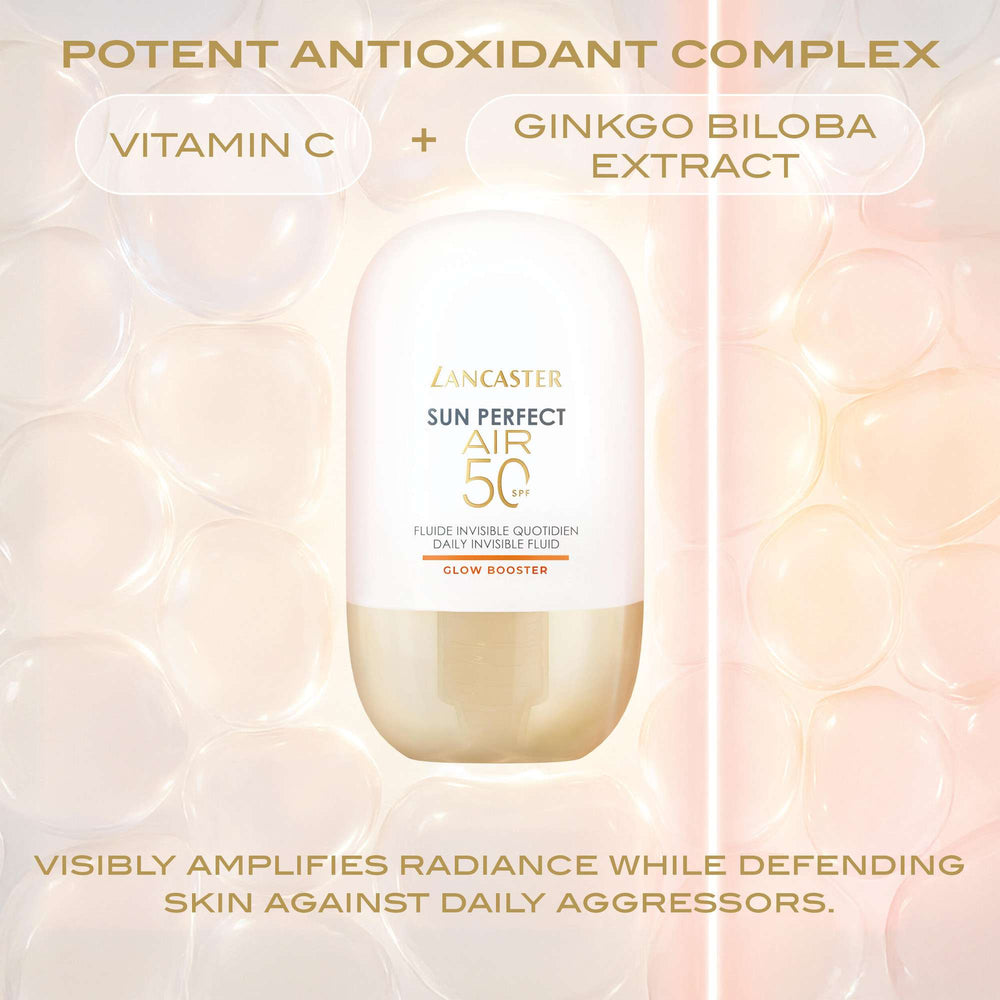 Lancaster Sun Perfect AIR Daily Invisible Fluid SPF50 Glow Booster 40ml - Additional 2
