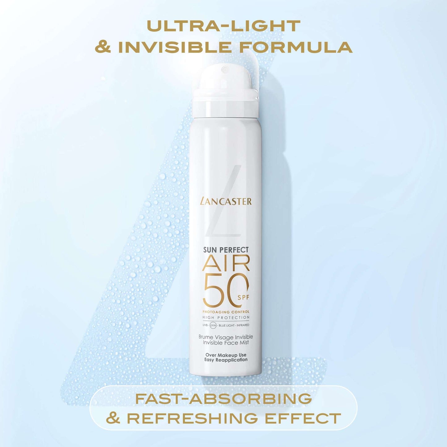 Lancaster Sun Perfect AIR Invisible Face Mist SPF50 75ml - Additional 1