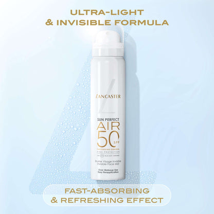 Lancaster Sun Perfect AIR Invisible Face Mist SPF50 75ml - Additional 1