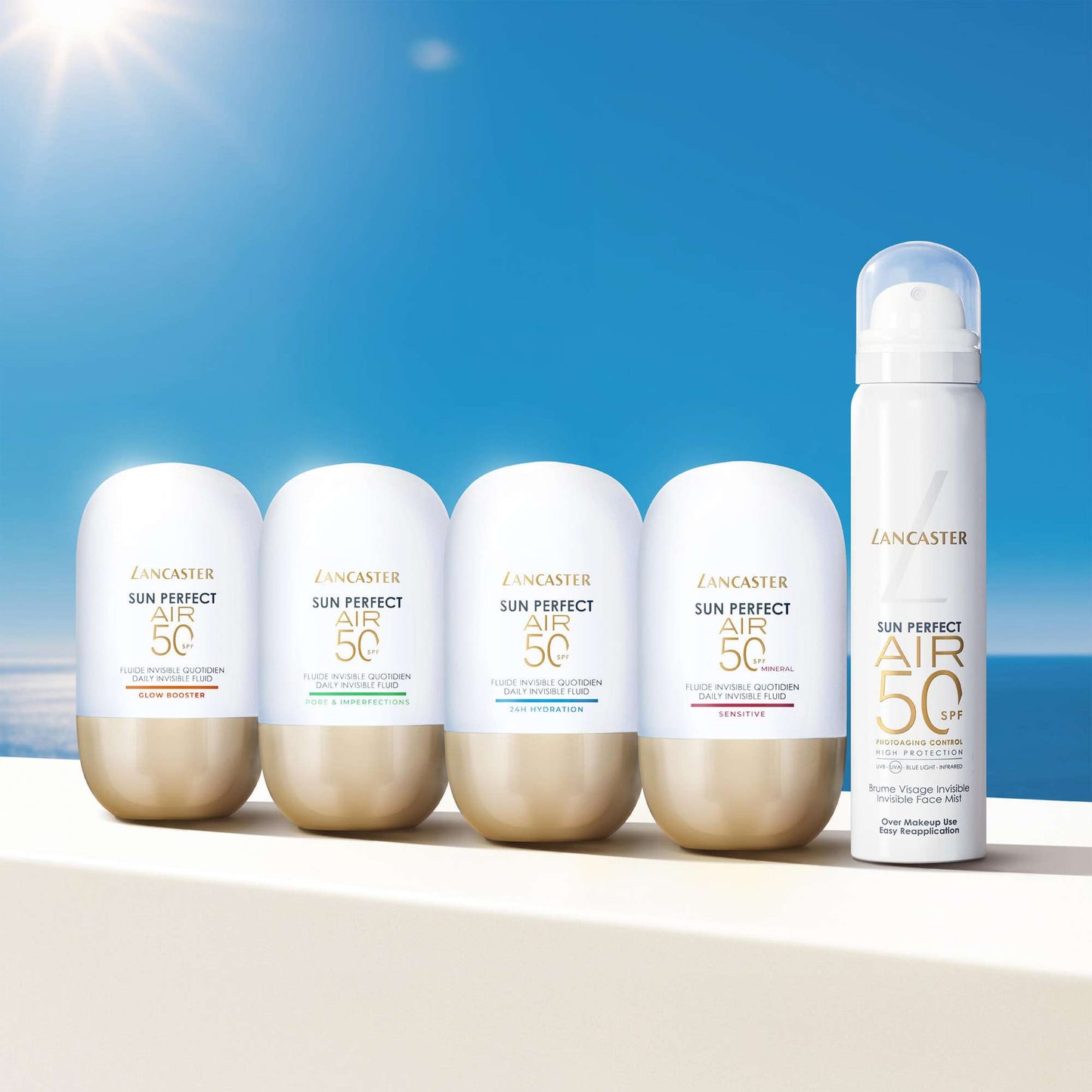 Lancaster Sun Perfect AIR Invisible Face Mist SPF50 75ml - Additional 6