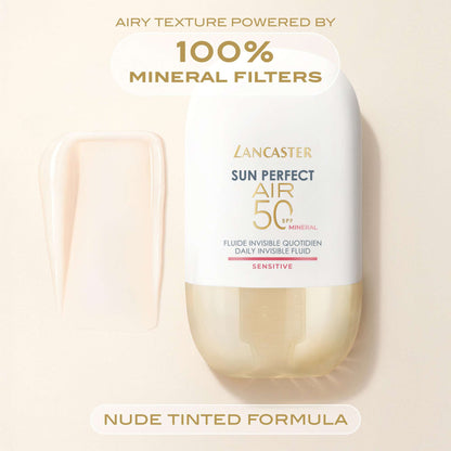 Lancaster Sun Perfect AIR Daily Invisible Fluid SPF50 Sensitive Mineral 40ml - Additional 2