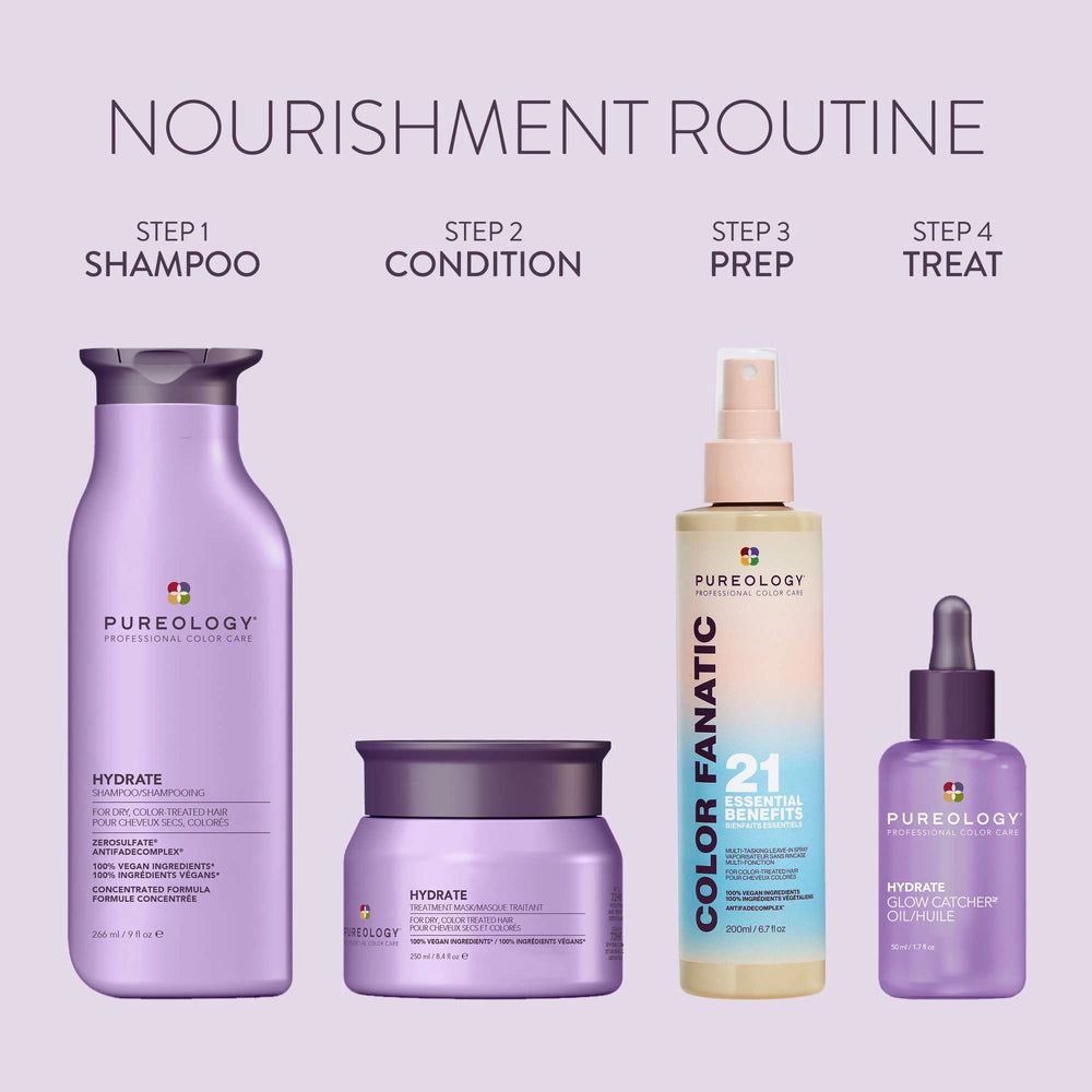 Pureology Hydrate Hair Treatment Mask, Deep Conditioning Hair Mask for Dry or Color-Treated Hair 250ml - Additional 9