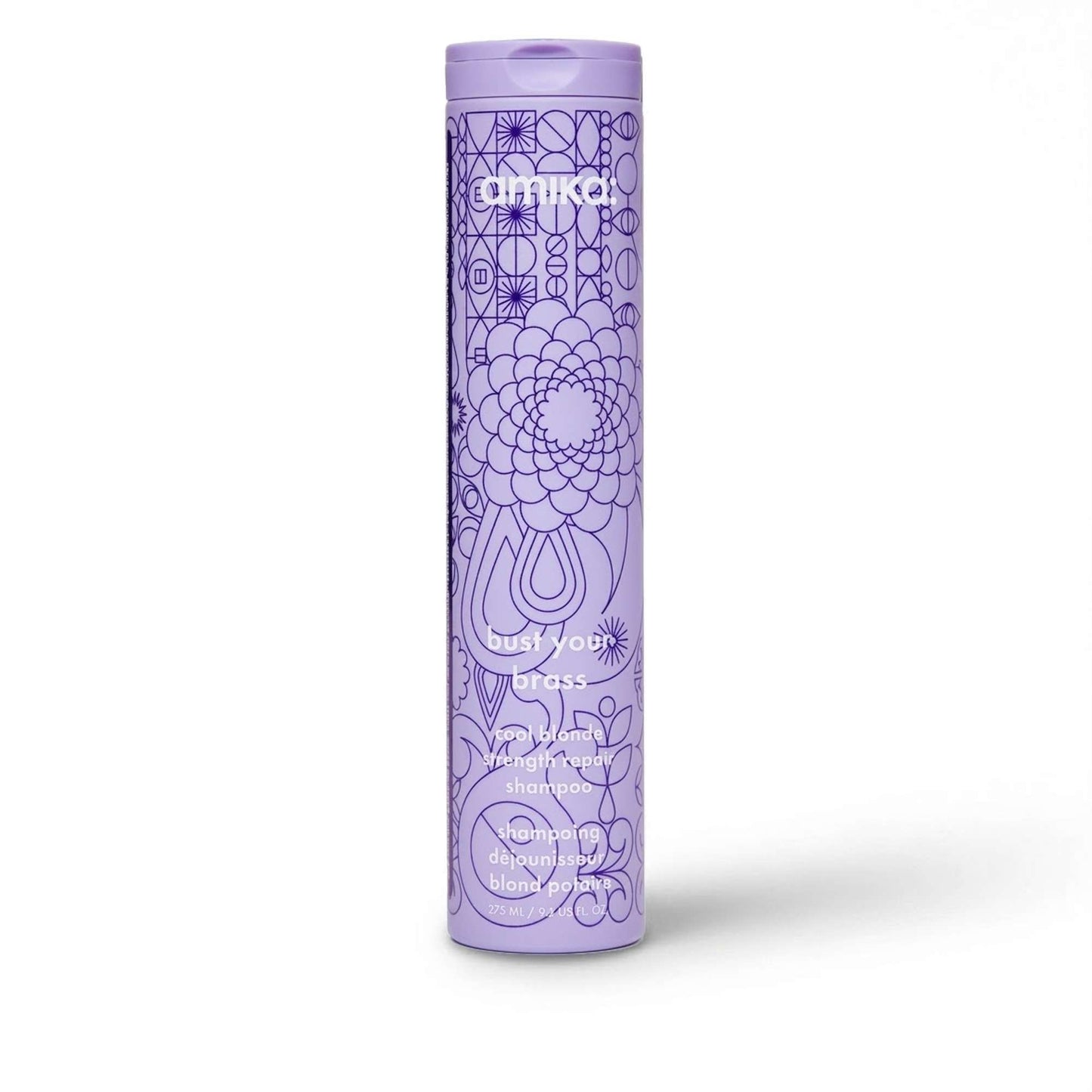 amika Bust Your Brass Cool Blonde Repair Shampoo 275ml