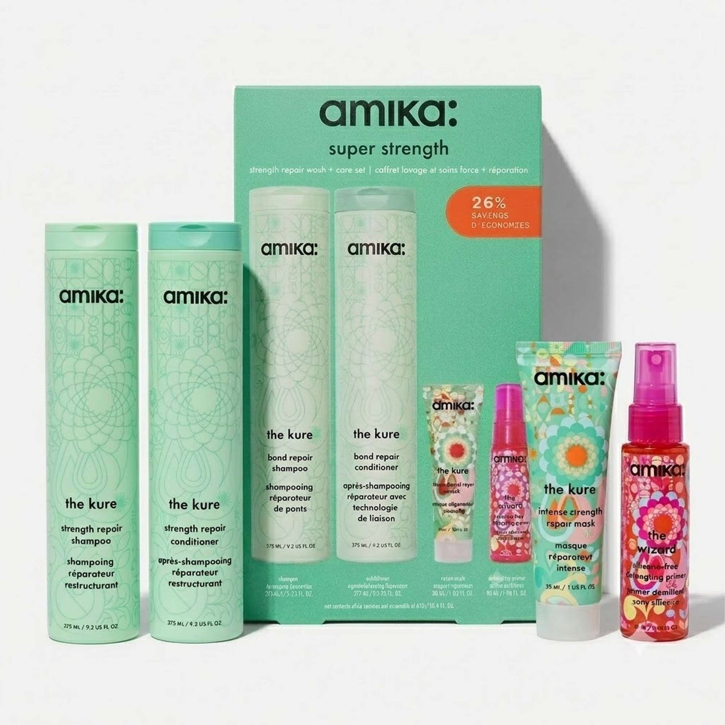 amika Super Strength Repair Wash + Care Set - Additional 2