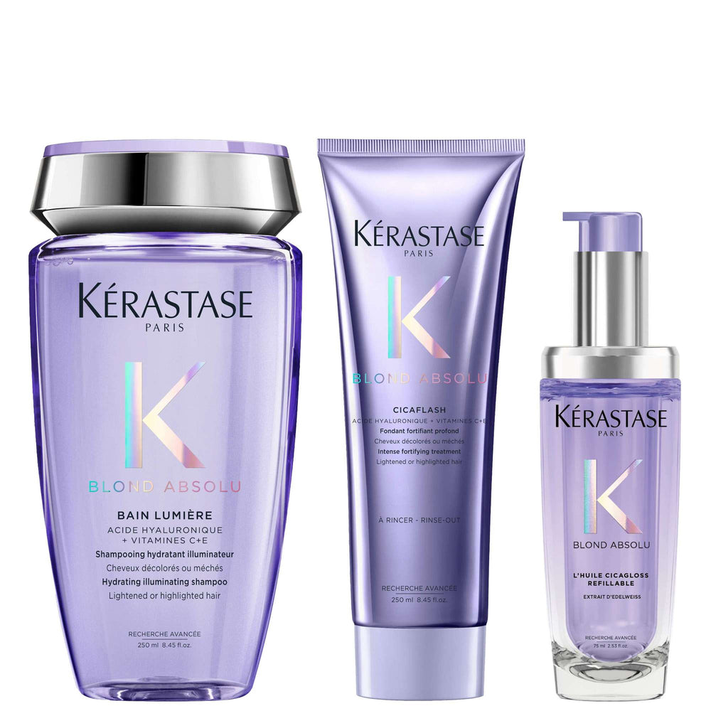 Kérastase Bundles Blond Absolu Shampoo, Conditioner & Oil Trio