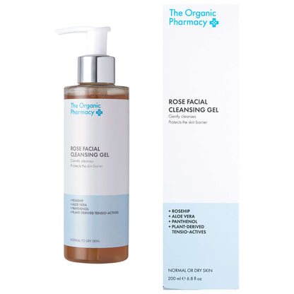 The Organic Pharmacy Face Rose Facial Cleansing Gel 200ml - Additional 1