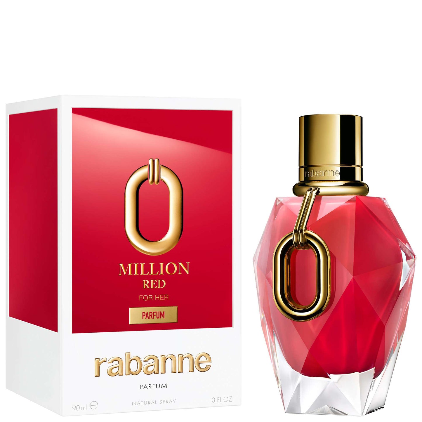 Rabanne Million Red For Her Parfum Refillable 90 ml - Additional 1