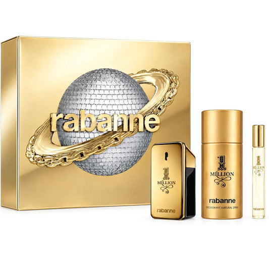 Rabanne 1 Million Eau de Toilette 50 ml + Deodorant 150 ml + Eau de Toilette 10 ml