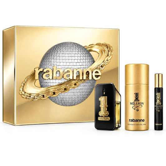 Rabanne 1 Million Black Eau de Parfum 50 ml + 10 ml + Deodorant 150 ml