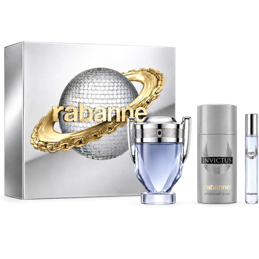 Rabanne Invictus Eau de Toilette 100 ml + Deodorant 150 ml + Eau de Toilette 10 ml