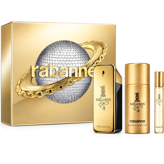 Rabanne 1 Million Eau de Toilette 100 ml + Spritzer 10 ml + Pouch