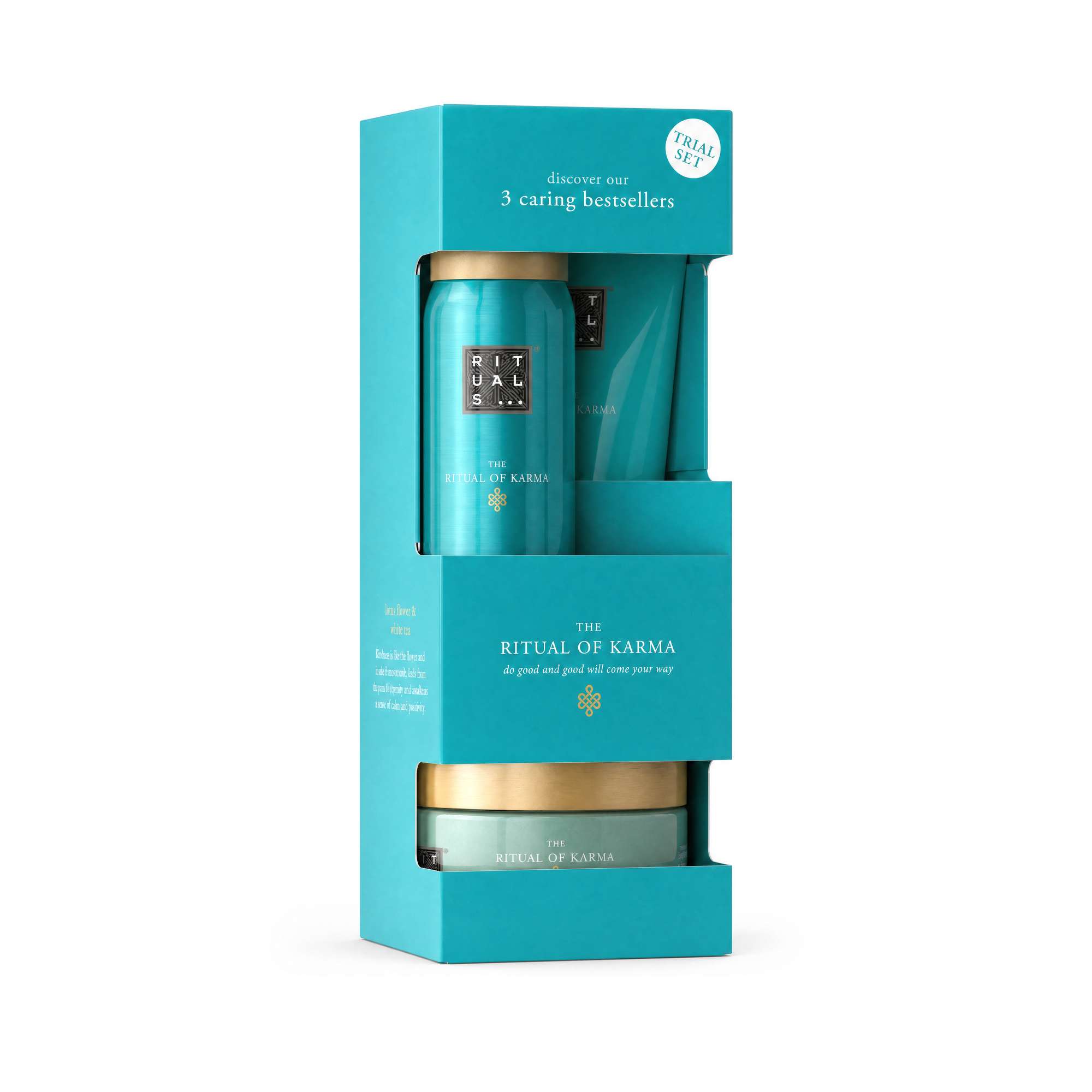 RITUALS THE RITUAL OF KARMA ボディケアセット Rituals THE RITUAL OF KARMA Trial Set: 48h Hydrating Body Cream 70