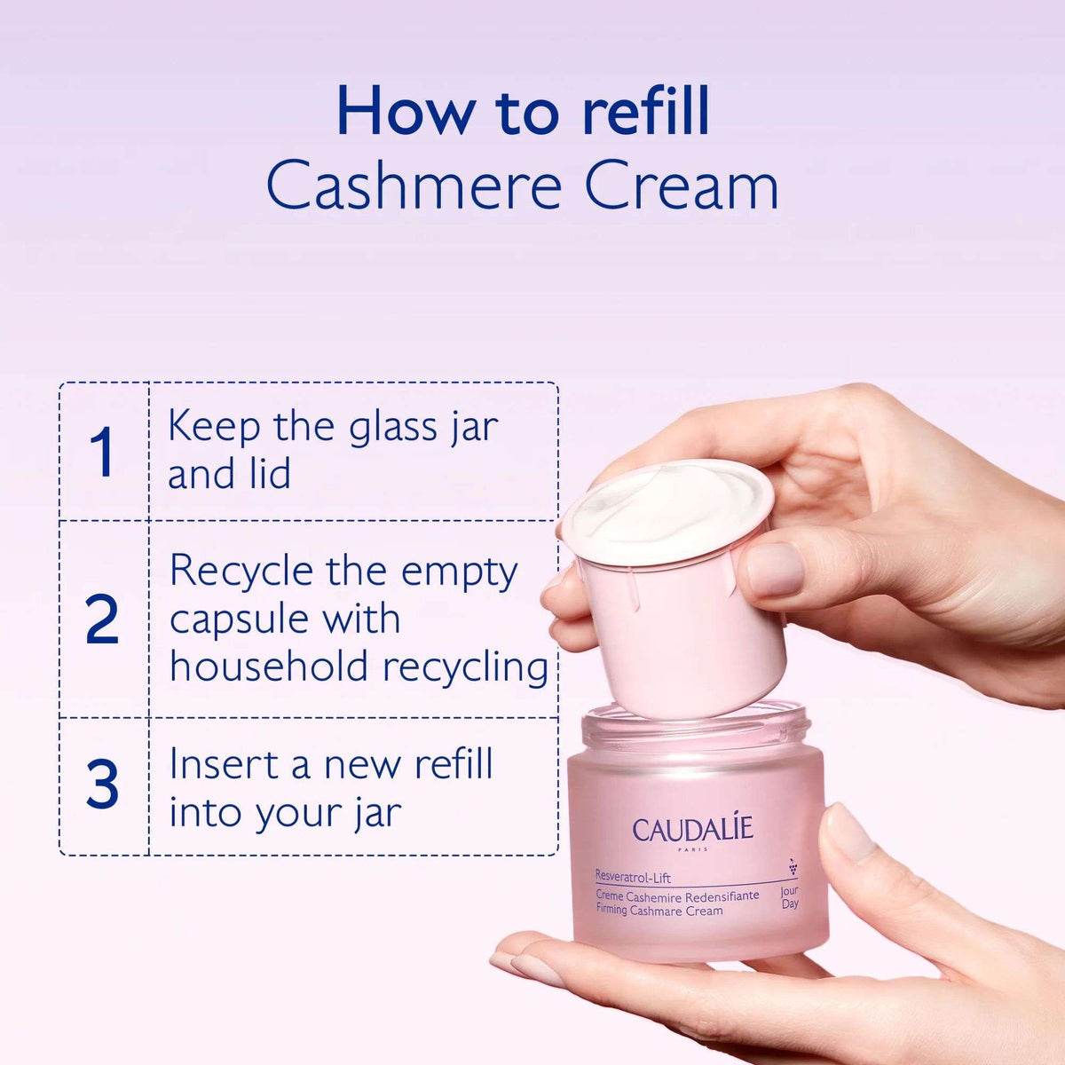 Caudalie Resveratrol-Lift Resveratrol-Lift Retinol Alternative Firming Cashmere Moisturiser Refill - Additional 8