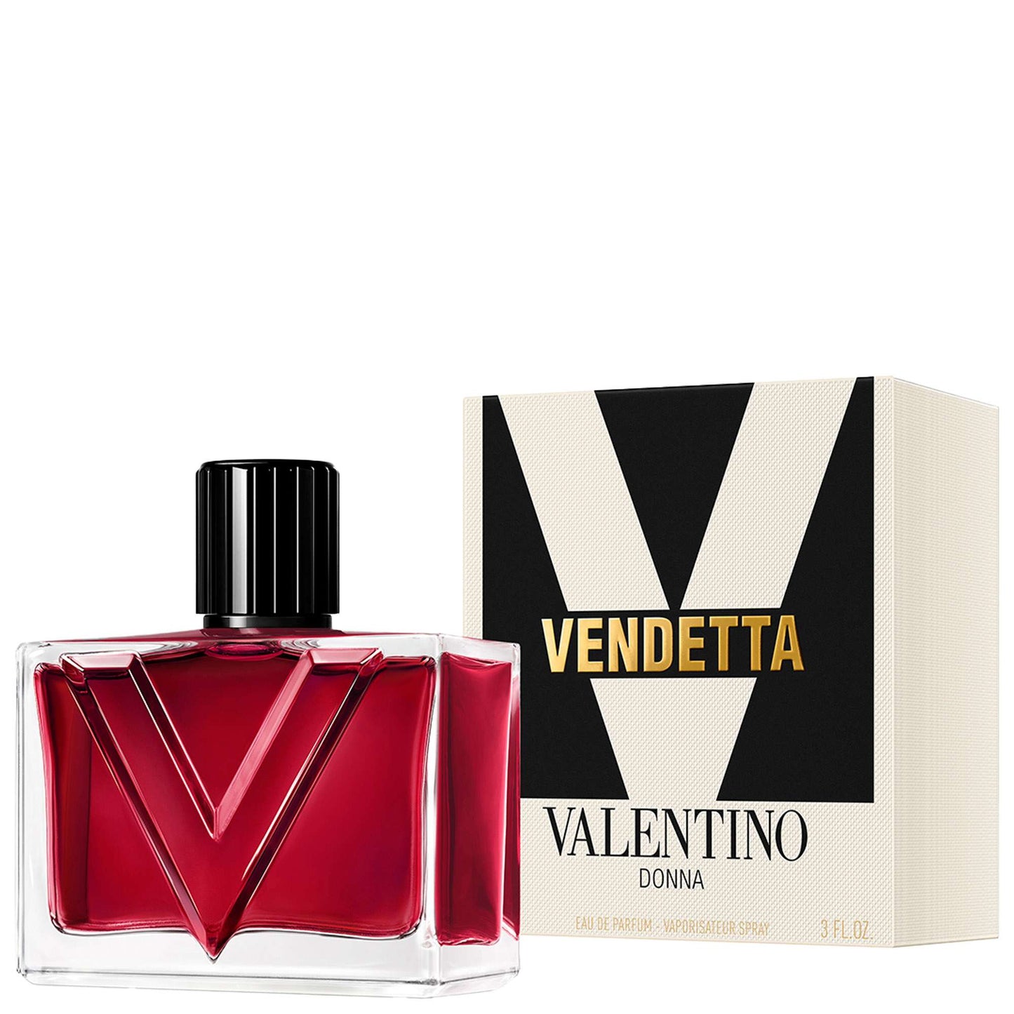 Valentino Vertigo Fem Vendetta Donna Woody Floral Tuberose & Red Orange Nectar Accord Eau de Parfum 90ml - Additional 1