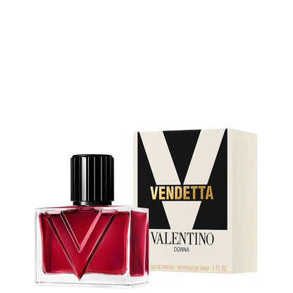 Valentino Vertigo Fem Vendetta Donna Woody Floral Tuberose & Red Orange Nectar Accord Eau de Parfum 30ml - Additional 1
