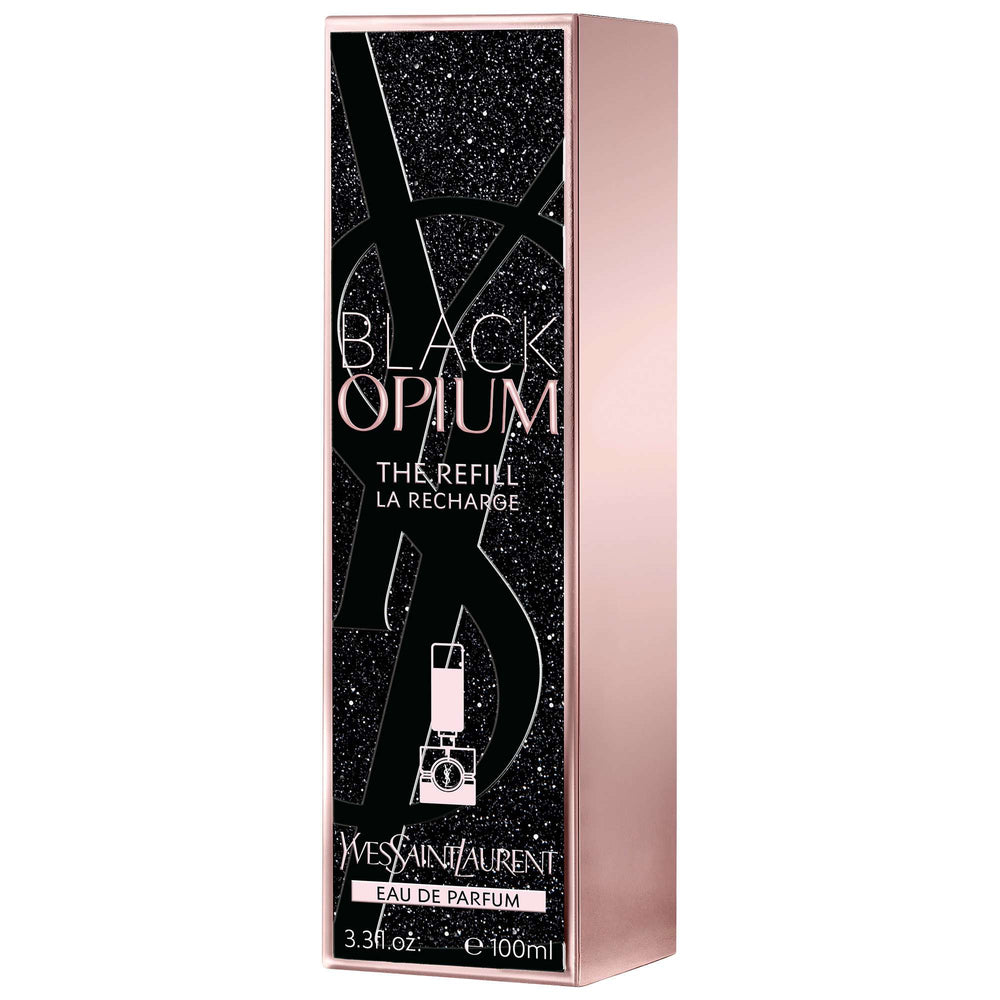 Yves Saint Laurent Black Opium Eau de Parfum Refill, Ambery Floral Fragrance for Her with Coffee and Vanilla - Additional 1