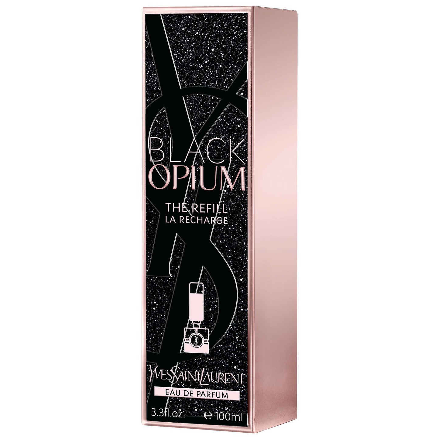 Yves Saint Laurent Black Opium Eau de Parfum Refill, Ambery Floral Fragrance for Her with Coffee and Vanilla - Additional 1