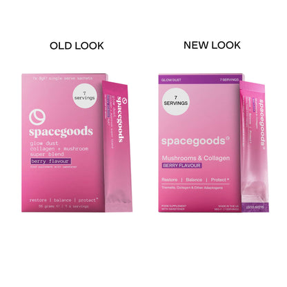 Spacegoods Glow Dust Berry (7-Day Pack) 56g - Additional 8
