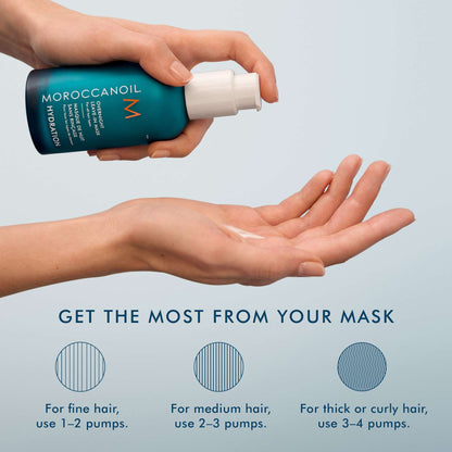 Moroccanoil  Hydrate Shampoo and Conditioner 70ml + NEW Overnight Leave-in Mask 50ml (Worth £37) - Additional 3