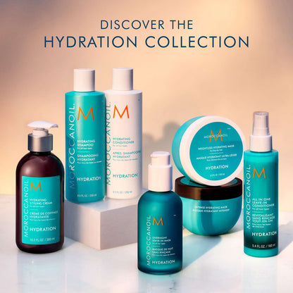Moroccanoil  Hydrate Shampoo and Conditioner 70ml + NEW Overnight Leave-in Mask 50ml (Worth £37) - Additional 6