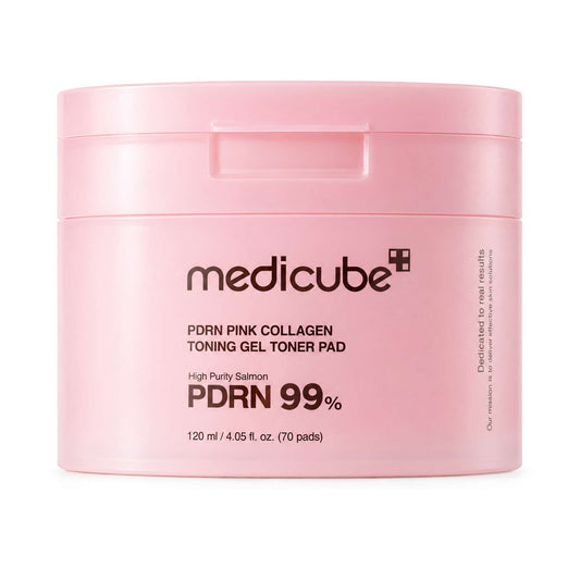 Medicube  PDRN PINK COLLAGEN TONING GEL TONER PAD 70ea
