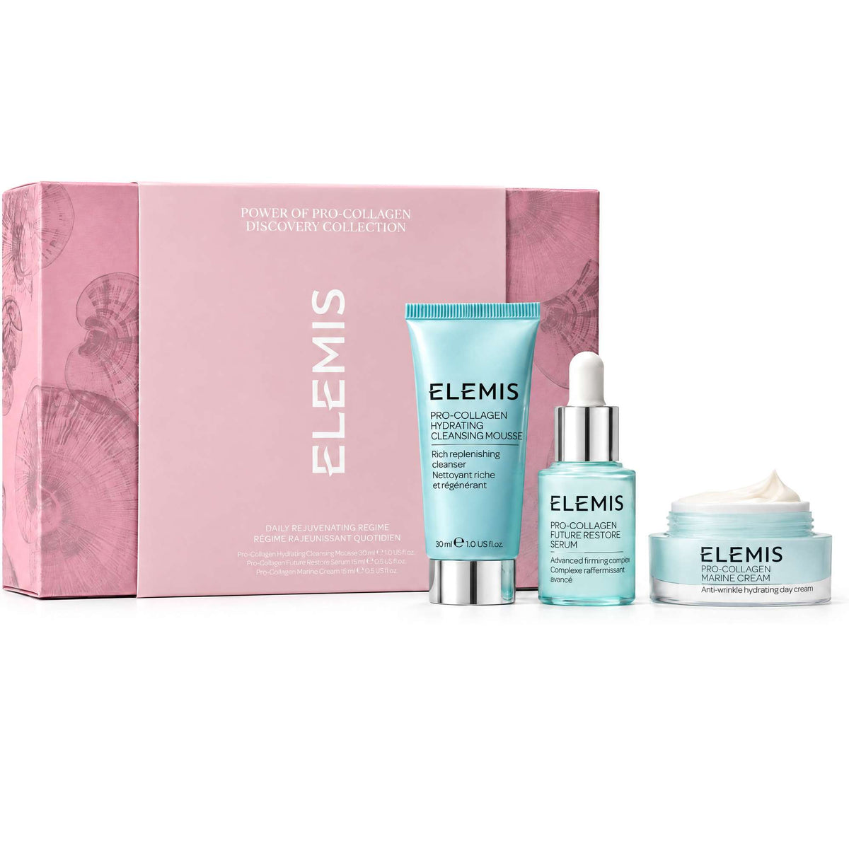 ELEMIS  CORE KIT COLLECTION POWER OF PRO-COLLAGEN DISCOVERY COLLECTION (Worth £89)