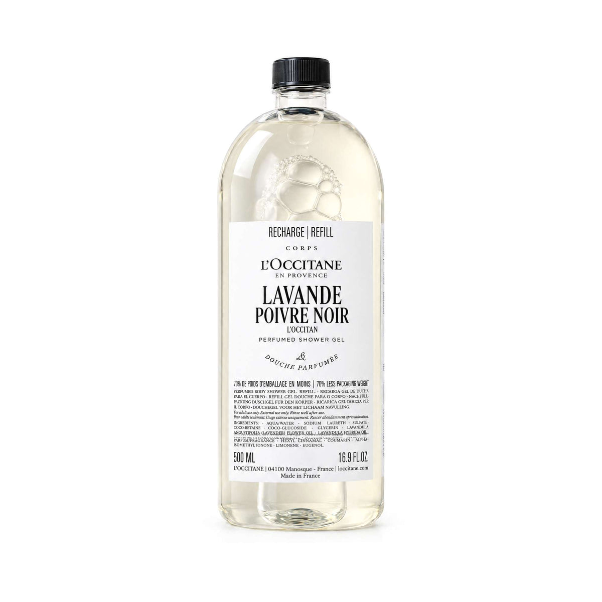 L'OCCITANE  Almond (Amande) Shower Oil Refill 500ml