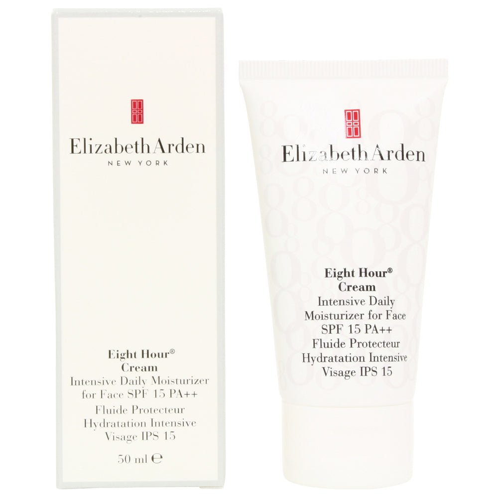 Elizabeth Arden Moisturisers Eight Hour Cream Intensive Daily Moisturizer For Face SPF15 Sunscreen PA++ 50ml / 1.7 fl.oz. - Additional 2