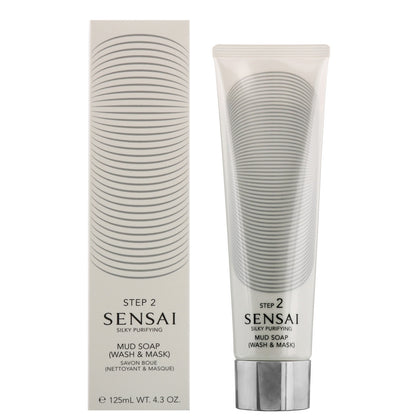 SENSAI Silky Purifying Step 2 Cleanse & Purify Mud Soap (Wash & Mask) 125ml - Additional 2