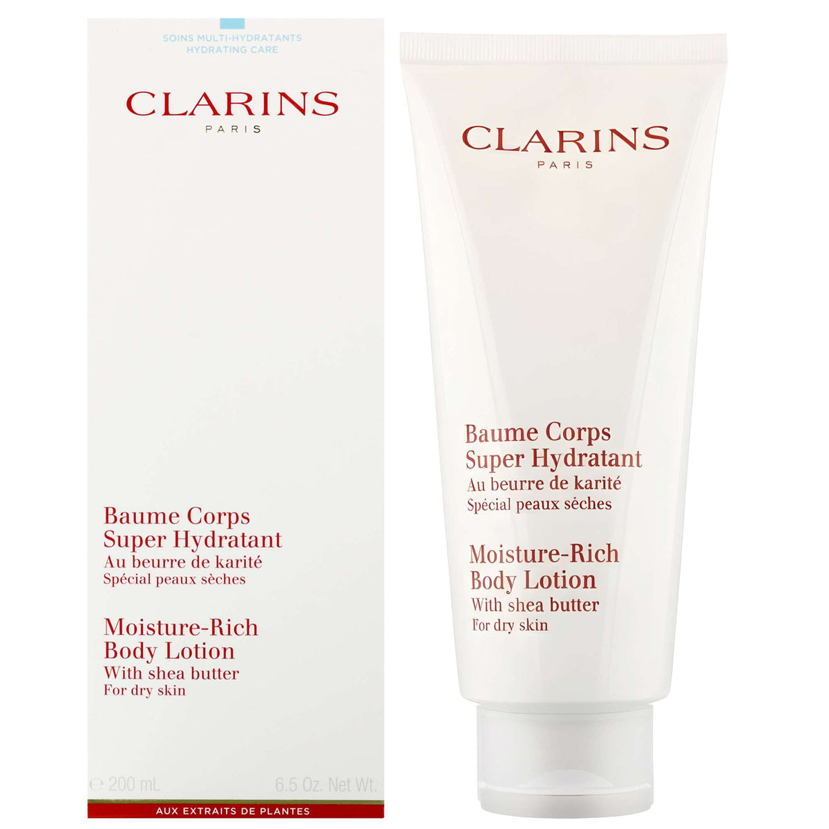 Clarins  Moisture-Rich Body Lotion with Shea Butter for Dry Skin 200ml / 6.5 oz. - Additional 2